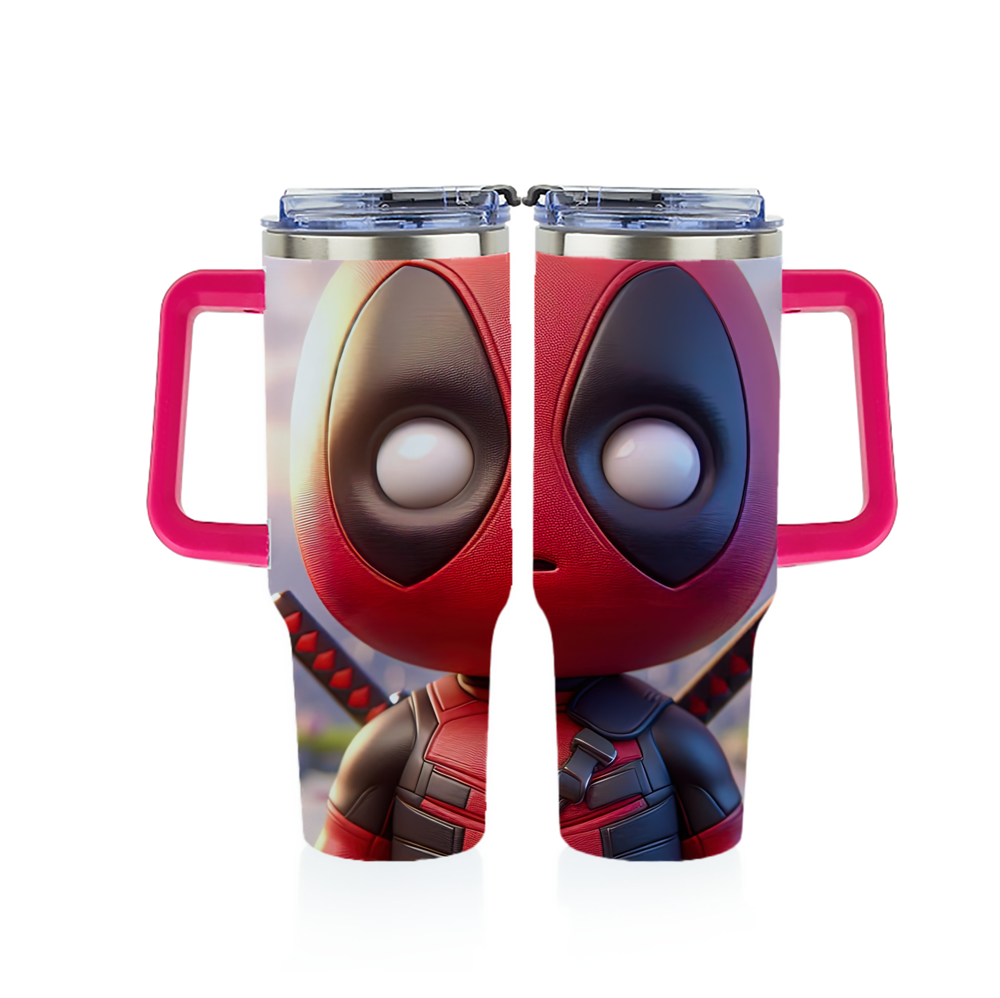 （画像用） Deadpool デッドプール 1200ｍLフルプリント車用タンブラー